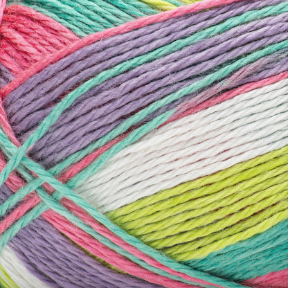Bernat Softee Baby Stripes Yarn (250g/8.8oz) - Discontinued Shades Sour Candy