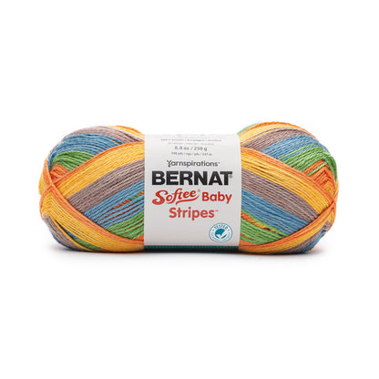 Bernat Softee Baby Stripes Yarn (250g/8.8oz) - Discontinued Shades Beachy Keen