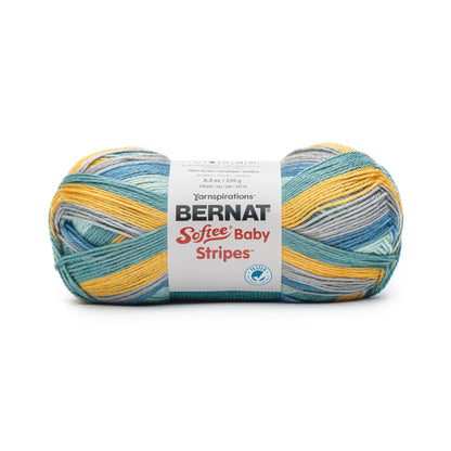 Bernat Softee Baby Stripes Yarn (250g/8.8oz) - Discontinued Shades Waterslide
