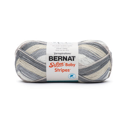 Bernat Softee Baby Stripes Yarn (250g/8.8oz) - Discontinued Shades Pebbles