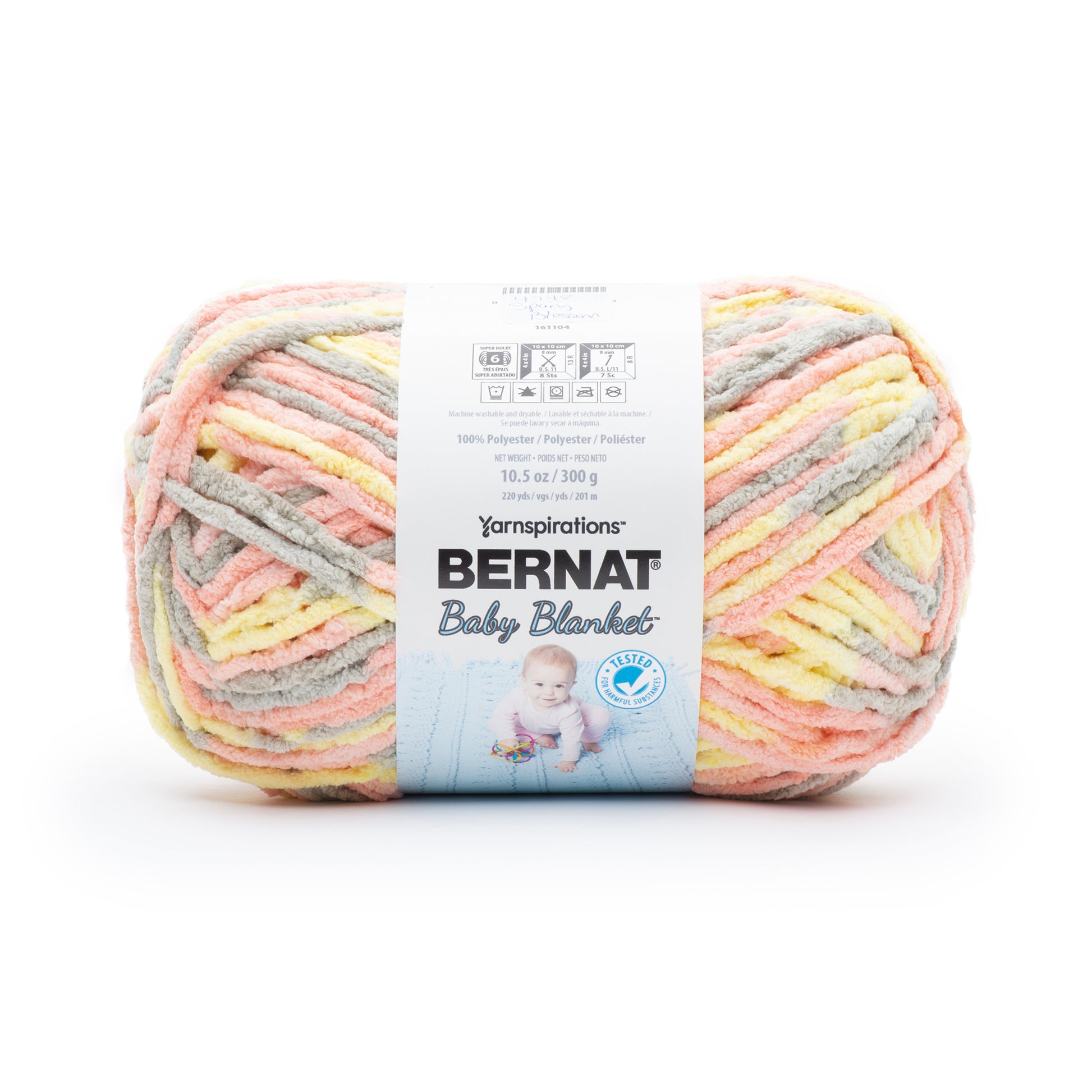 Bernat Baby Blanket Yarn (300g/10.5oz) Spring Blossom