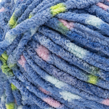 Bernat Baby Blanket Yarn (300g/10.5oz) - Discontinued Shades Blue Jean Dot