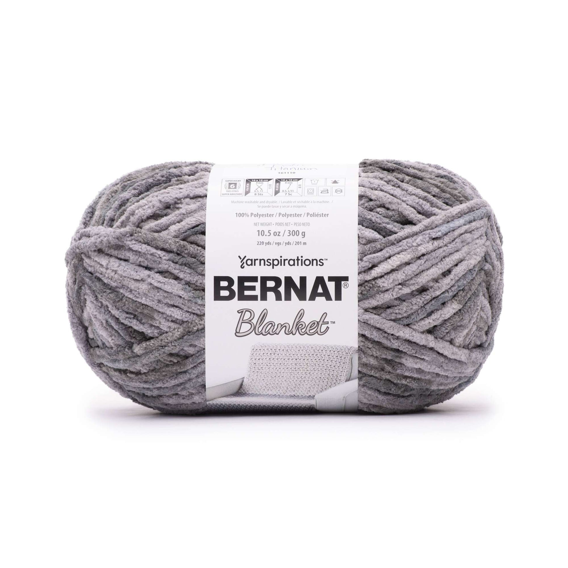 Bernat Blanket Yarn, Dark Grey - Imported Products from USA - iBhejo