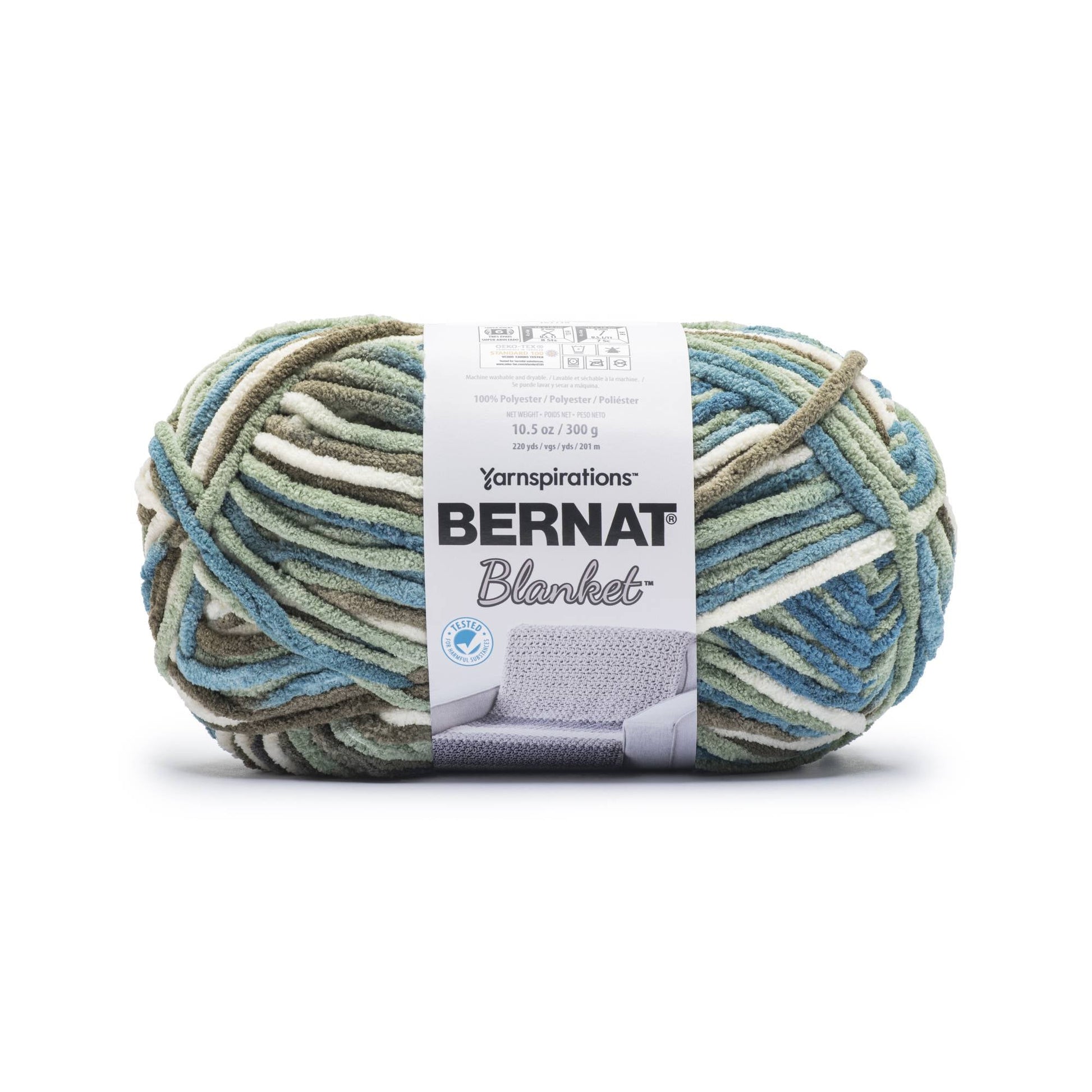 Bernat Blanket Yarn (300g/10.5oz) Mossy Medley