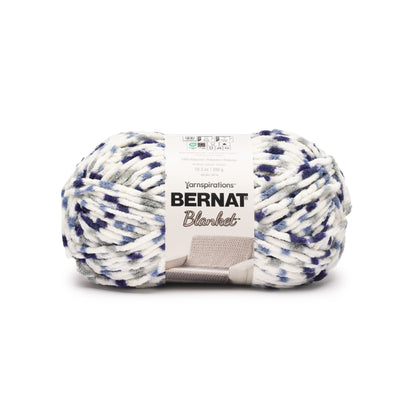 Bernat Blanket Yarn (300g/10.5oz) Ice Blue Dot