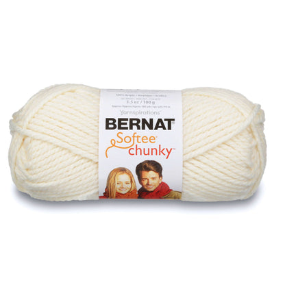 Bernat Softee Chunky Yarn (100g/3.5oz) - Discontinued Shades Natural