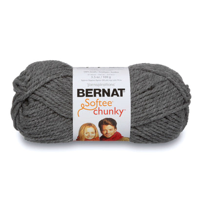 Bernat Softee Chunky Yarn (100g/3.5oz) - Discontinued Shades True Gray