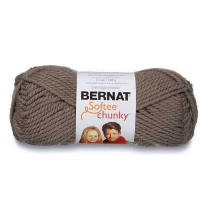 Bernat Softee Chunky Yarn (100g/3.5oz) - Discontinued Shades Taupe Gray