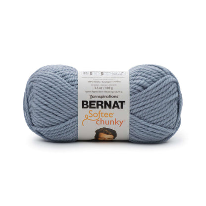 Bernat Softee Chunky Yarn (100g/3.5oz) - Discontinued Shades Gray Blue