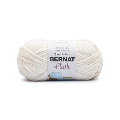 Bernat Plush Yarn (250gr/8.8oz) Off White