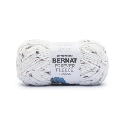 Bernat Forever Fleece Tweeds Yarn (250g/8.8oz) - Discontinued Shades White Noise Tweed
