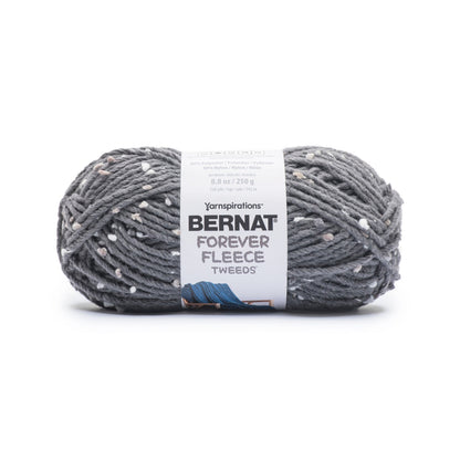 Bernat Forever Fleece Tweeds Yarn (250g/8.8oz) - Discontinued Shades Coal Tweed