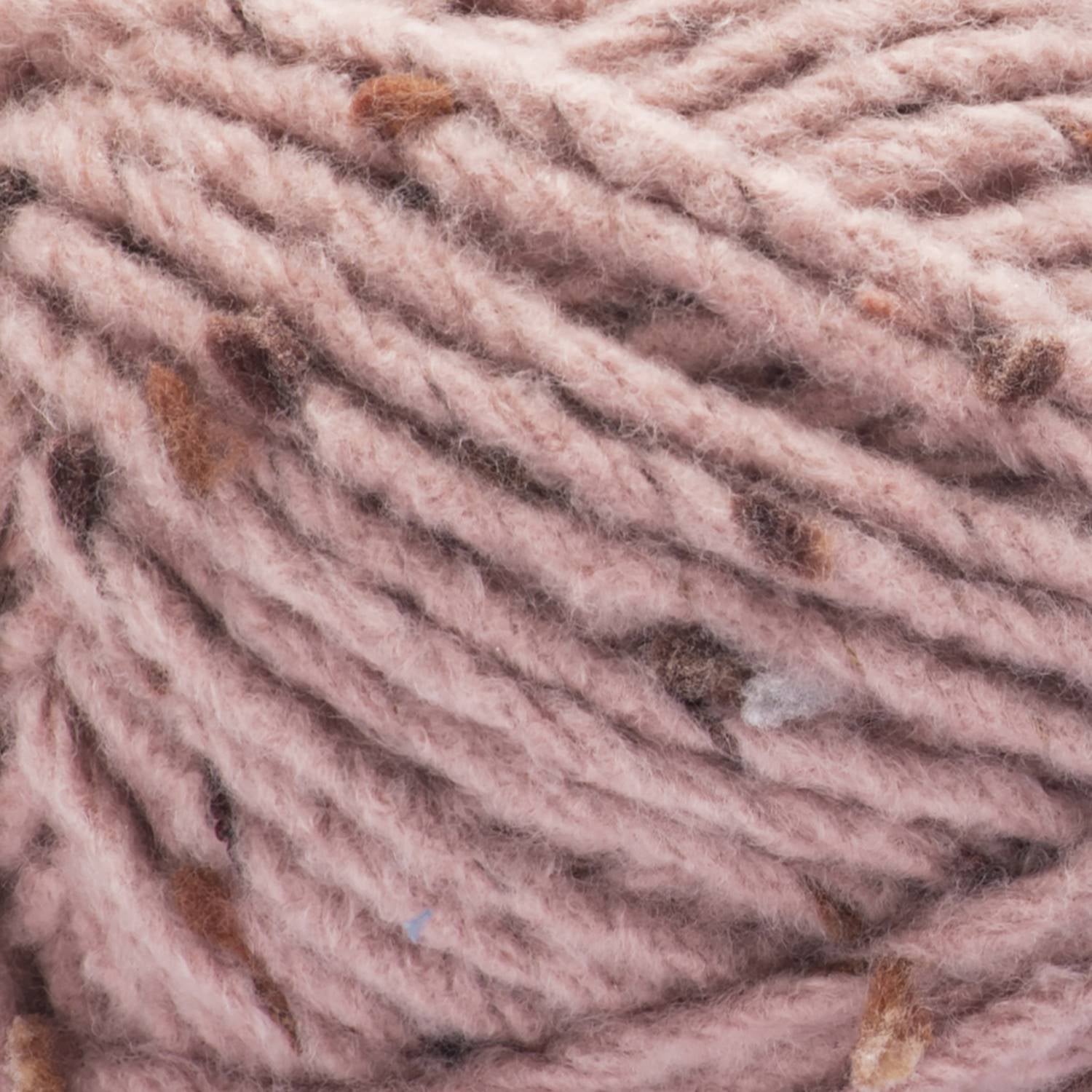 Bernat Forever Fleece Tweeds Yarn (250g/8.8oz) Rose Hip Tweed