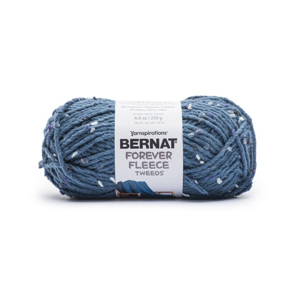 Bernat Forever Fleece Tweeds Yarn (250g/8.8oz) - Discontinued Shades Rolling Sky Tweed
