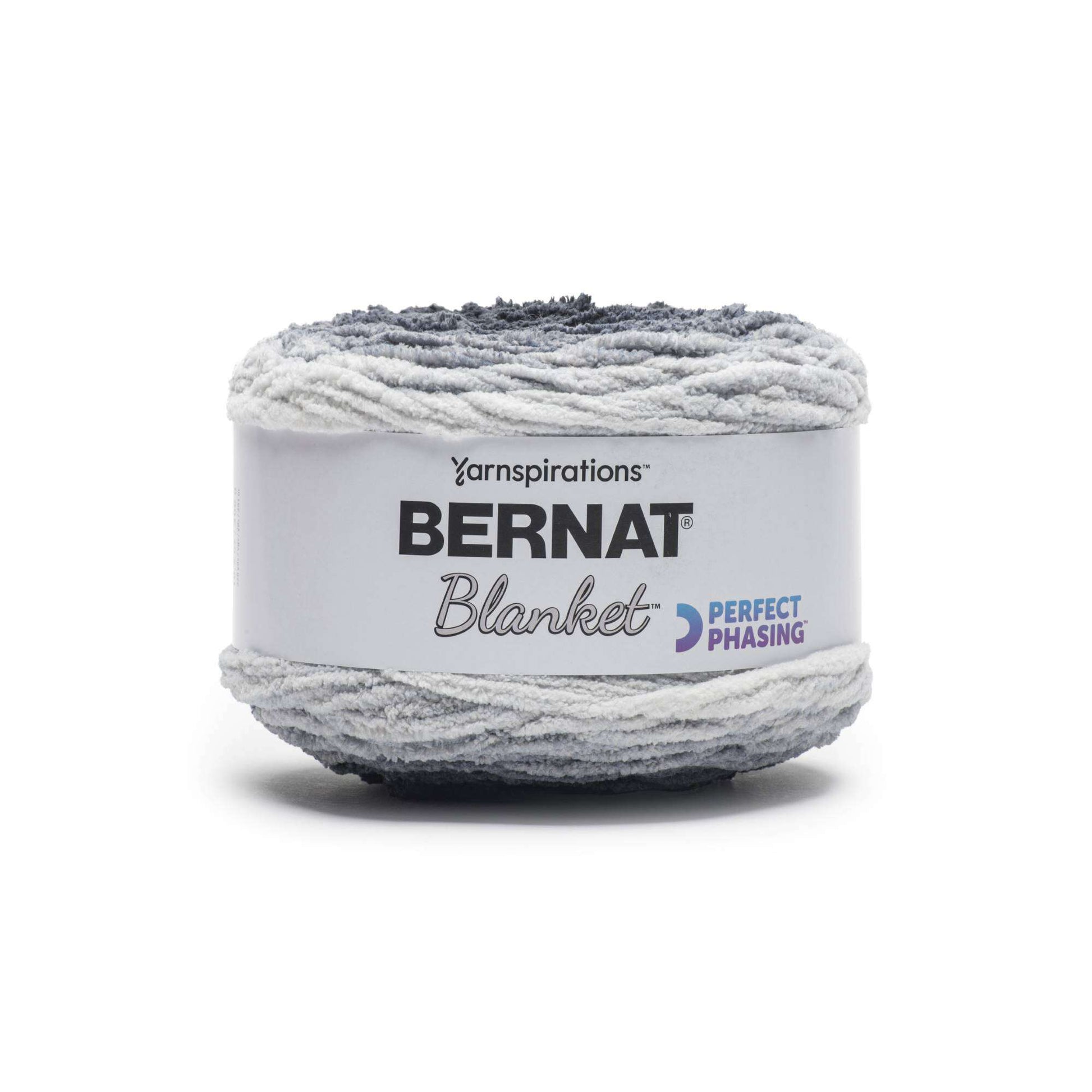 Bernat Blanket Perfect Phasing Yarn (300g/10.5oz) Deep Black