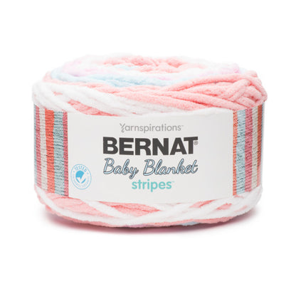 Bernat Baby Blanket Stripes Yarn - Discontinued Shades Sweet Tots
