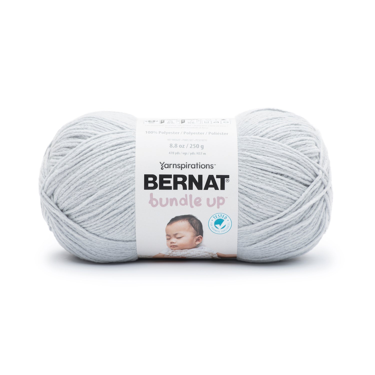 Bernat Bundle Up Beluga Garen - Pak van 3, 141g - Polyester - 4 Medium ( gekamd) - 244 m - Breien, haken & knutselen Bernat Bundle Up Beluga Garen - Pak van 3, 141g - Polyester - 4 Medium ( gekamd) - 244 m - Breien, haken & knutselen