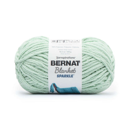 Bernat Blanket Sparkle Yarn (300g/10.5oz) - Discontinued Shades Barely Green Sparkle