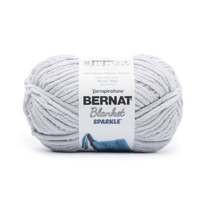 Bernat Blanket Sparkle Yarn (300g/10.5oz) - Discontinued Shades Moon Gray Sparkle