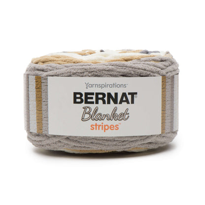 Bernat Blanket Stripes Yarn (300g/10.5oz) - Discontinued Shades Foggy Shores
