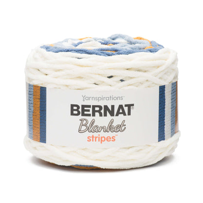 Bernat Blanket Stripes Yarn (300g/10.5oz) - Discontinued Shades Big Sky Country