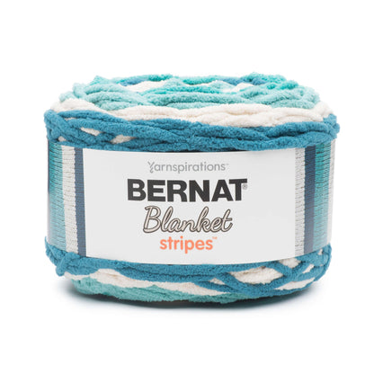 Bernat Blanket Stripes Yarn (300g/10.5oz) - Discontinued Shades Teal Deal
