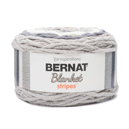 Bernat Blanket Stripes Yarn (300g/10.5oz) - Clearance Shades Gray Matters