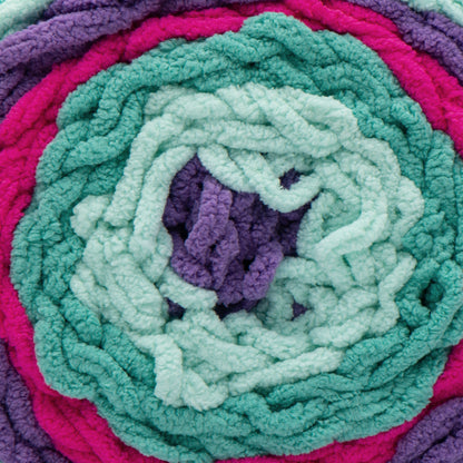 Bernat Blanket Stripes Yarn (300g/10.5oz) Aqua Violet