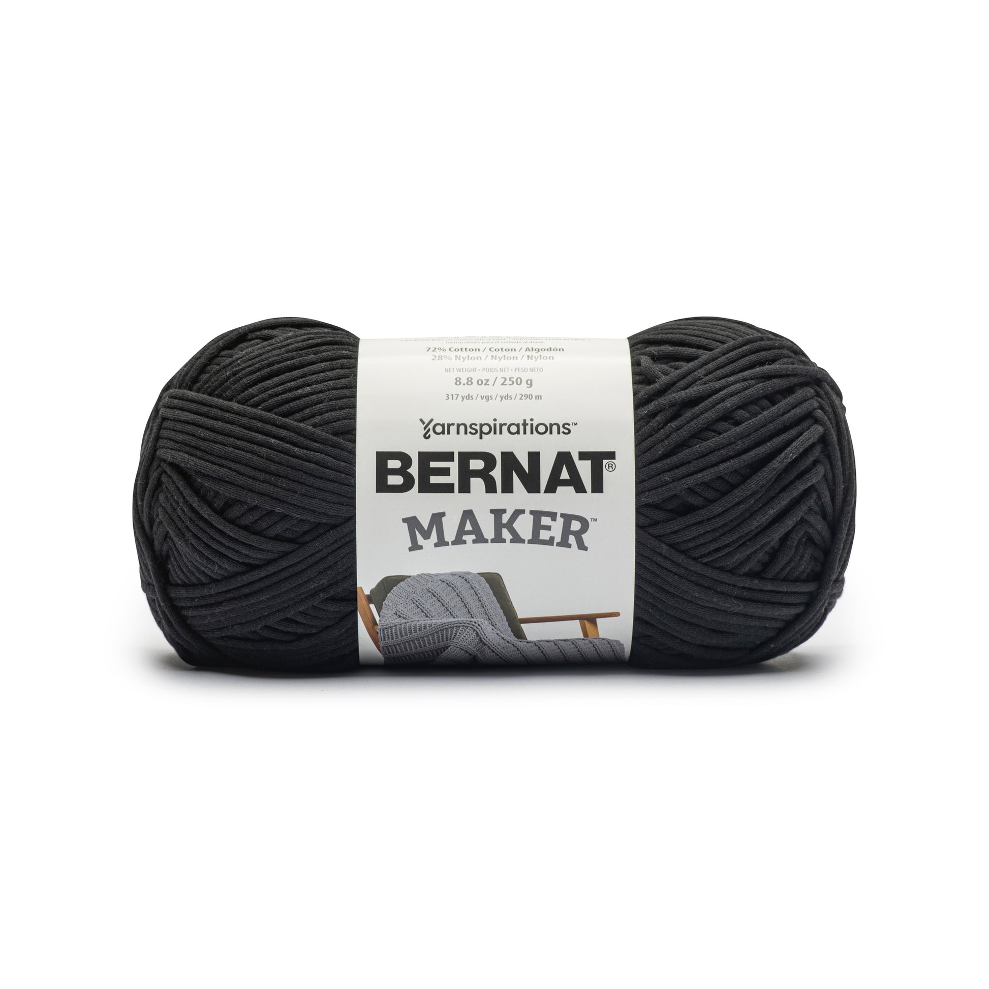 Bernat Maker Yarn (250g/8.8oz) Black