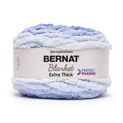 Bernat Blanket Extra Thick Perfect Phasing Yarn (600g/21.2oz) Electric Blue