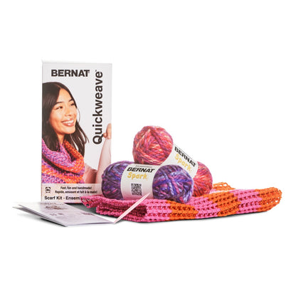 Bernat Quickweave Scarf Weaving Kit (140g/4.9oz) Citrus Twist