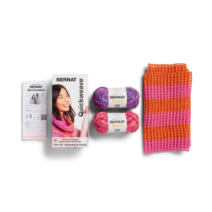 Bernat Quickweave Scarf Weaving Kit (140g/4.9oz) Citrus Twist