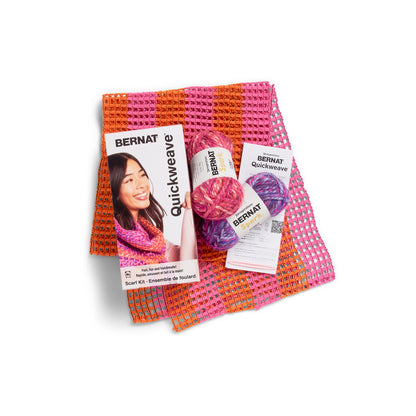 Bernat Quickweave Scarf Weaving Kit (140g/4.9oz) Citrus Twist