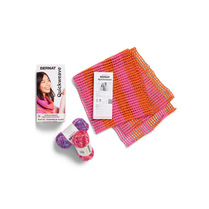 Bernat Quickweave Scarf Weaving Kit (140g/4.9oz) Citrus Twist