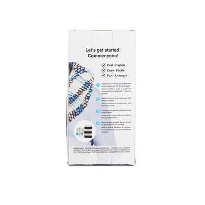 Bernat Quickweave Scarf Weaving Kit (140g/4.9oz) Blue Tartan