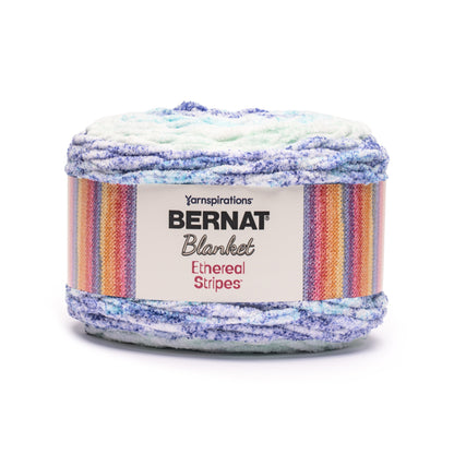 Bernat Blanket Ethereal Stripes Yarn (300g/10.5oz) Lagoon