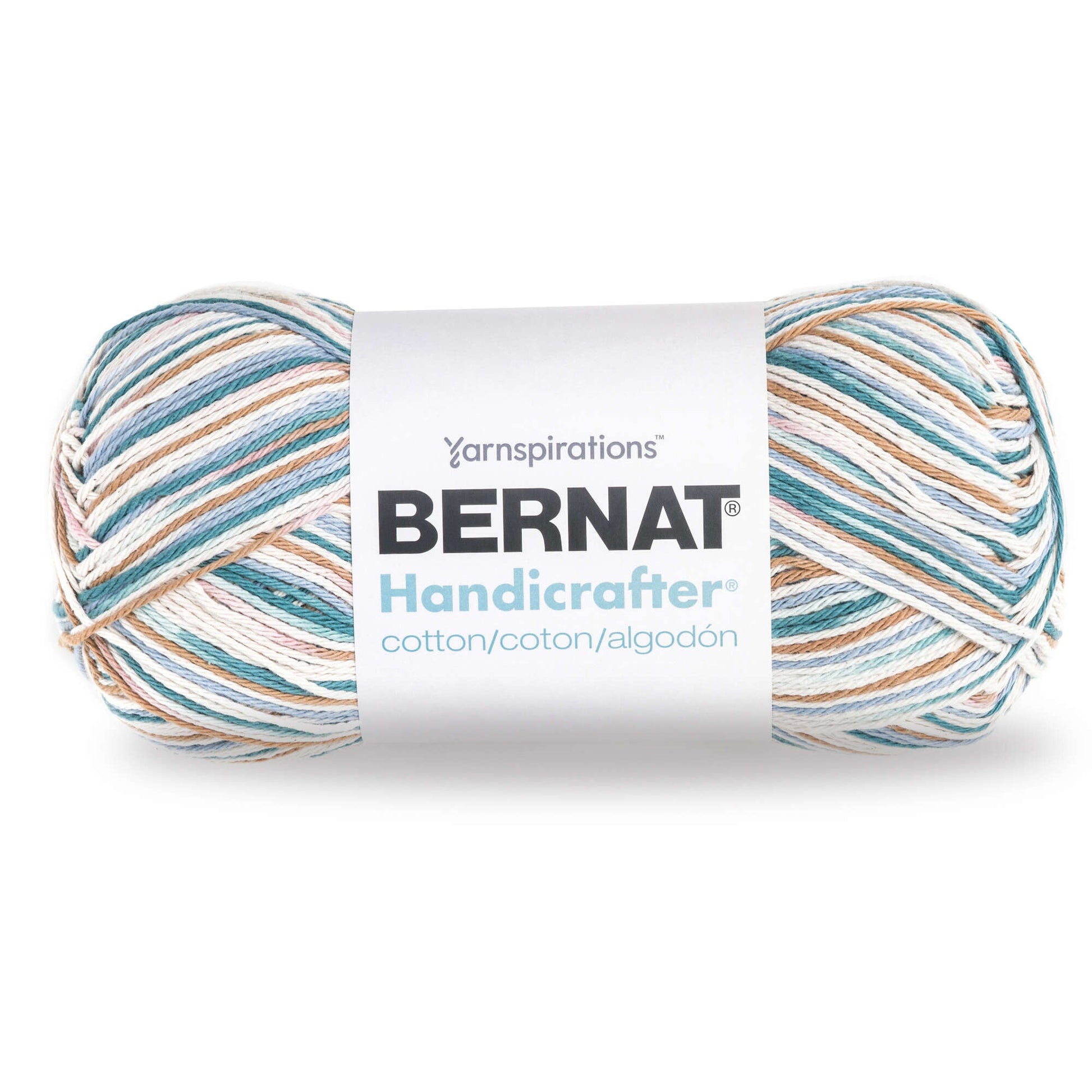 New Yarnspirations Bernat Handicrafter Cotton Yarn 12 oz 340g in Blue Camo