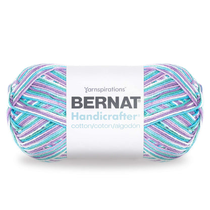 Bernat Handicrafter Cotton Ombres Yarn (340g/12oz) - Discontinued Shades Beach Ball Blue