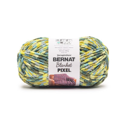 Bernat Blanket Pixel Yarn (300g/10.5oz) Limeade