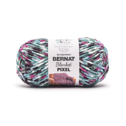 Bernat Blanket Pixel Yarn (300g/10.5oz) 8 Bit Teal