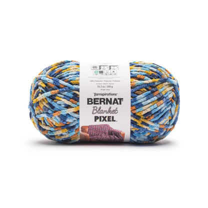 Bernat Blanket Pixel Yarn (300g/10.5oz) Ocean Lily