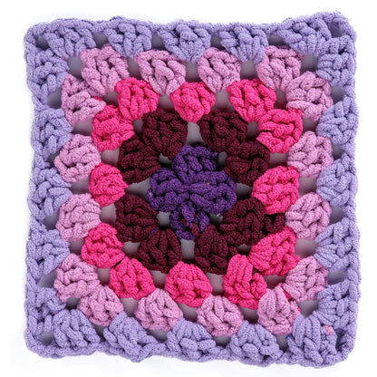 Bernat All In One Blanket Granny Yarn (240g/8.5oz) Berry Fizz