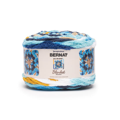 Bernat All In One Blanket Granny Yarn (240g/8.5oz) Glacier