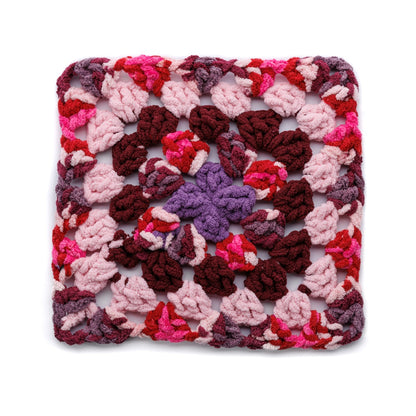 Bernat All In One Blanket Granny Yarn (240g/8.5oz) Berry Punch