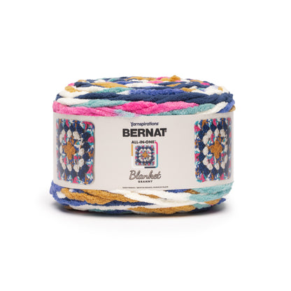 Bernat All In One Blanket Granny Yarn (240g/8.5oz) Retro Vibes