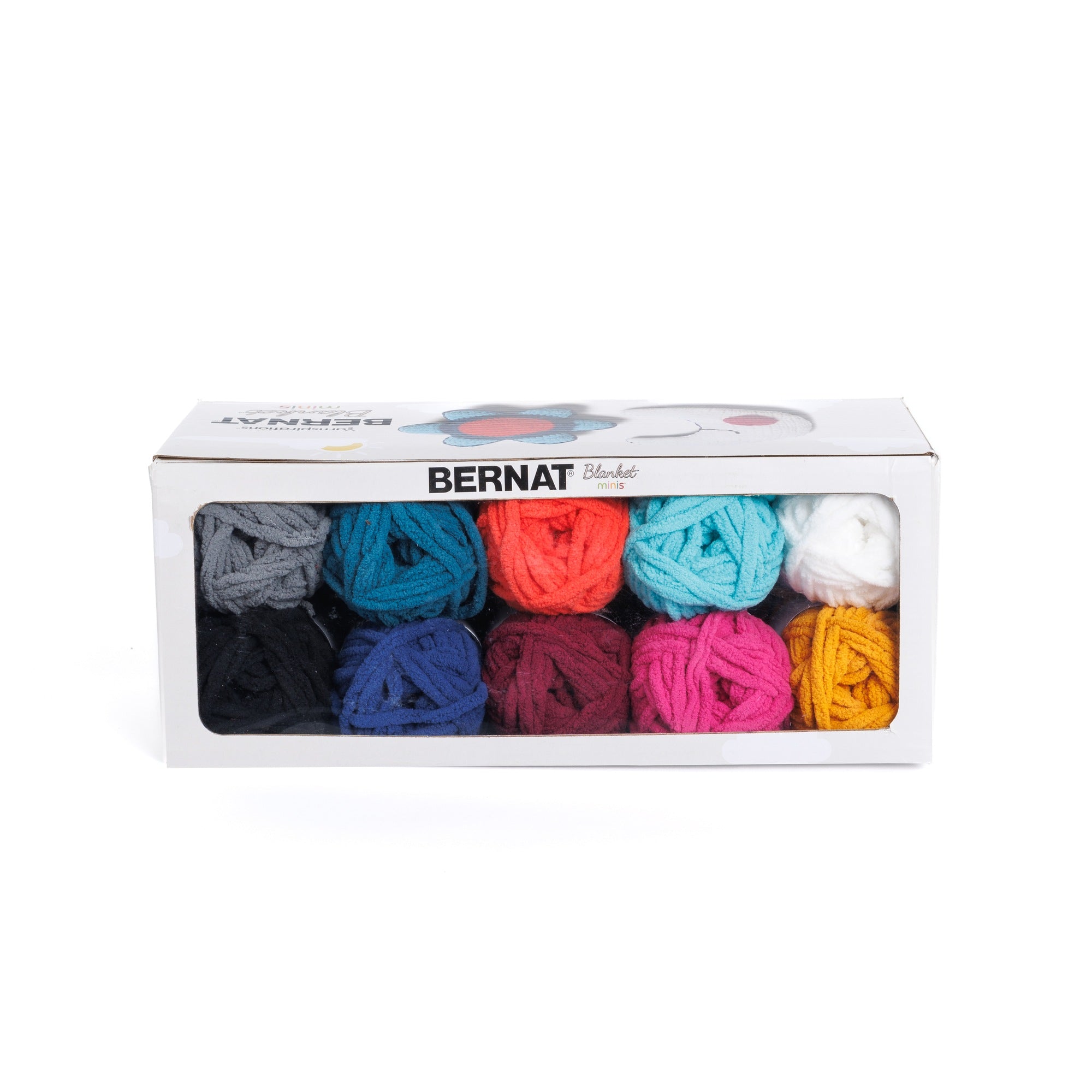 bernat blanket yarn mini succulents Bernat Blanket Minis Pack Yarn in Classic (600g/21.2oz) by Yarnspirations