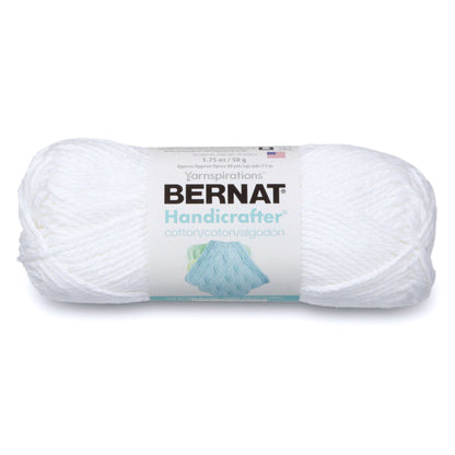 Bernat Handicrafter Cotton Yarn - Clearance Shades White