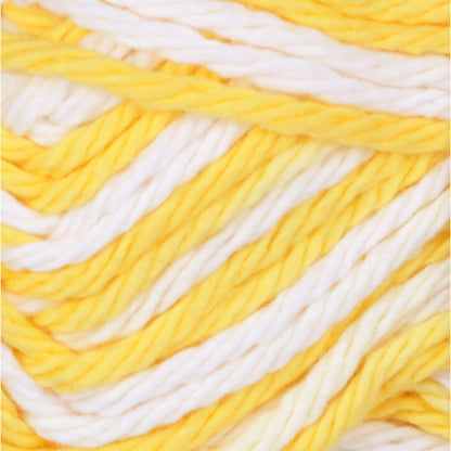 Bernat Handicrafter Cotton Ombres Yarn - Clearance Shades Lemon Swirl Ombre