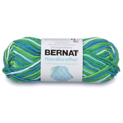 Bernat Handicrafter Cotton Ombres Yarn - Clearance Shades Emerald Energy Ombre
