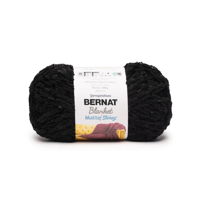 Bernat Blanket Matte & Shiny Yarn (300g/10.5oz) Raven Luster